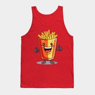 kawaii french fries T-Shirt cute potatofood Tank Top